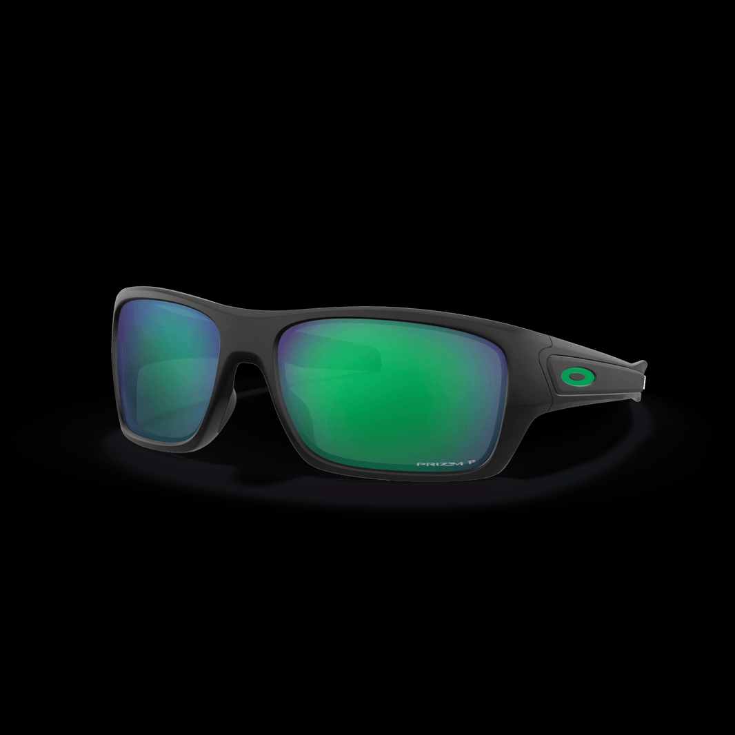 Oakley Turbine Prizm Jade Polarized Lenses Matte Black Frame