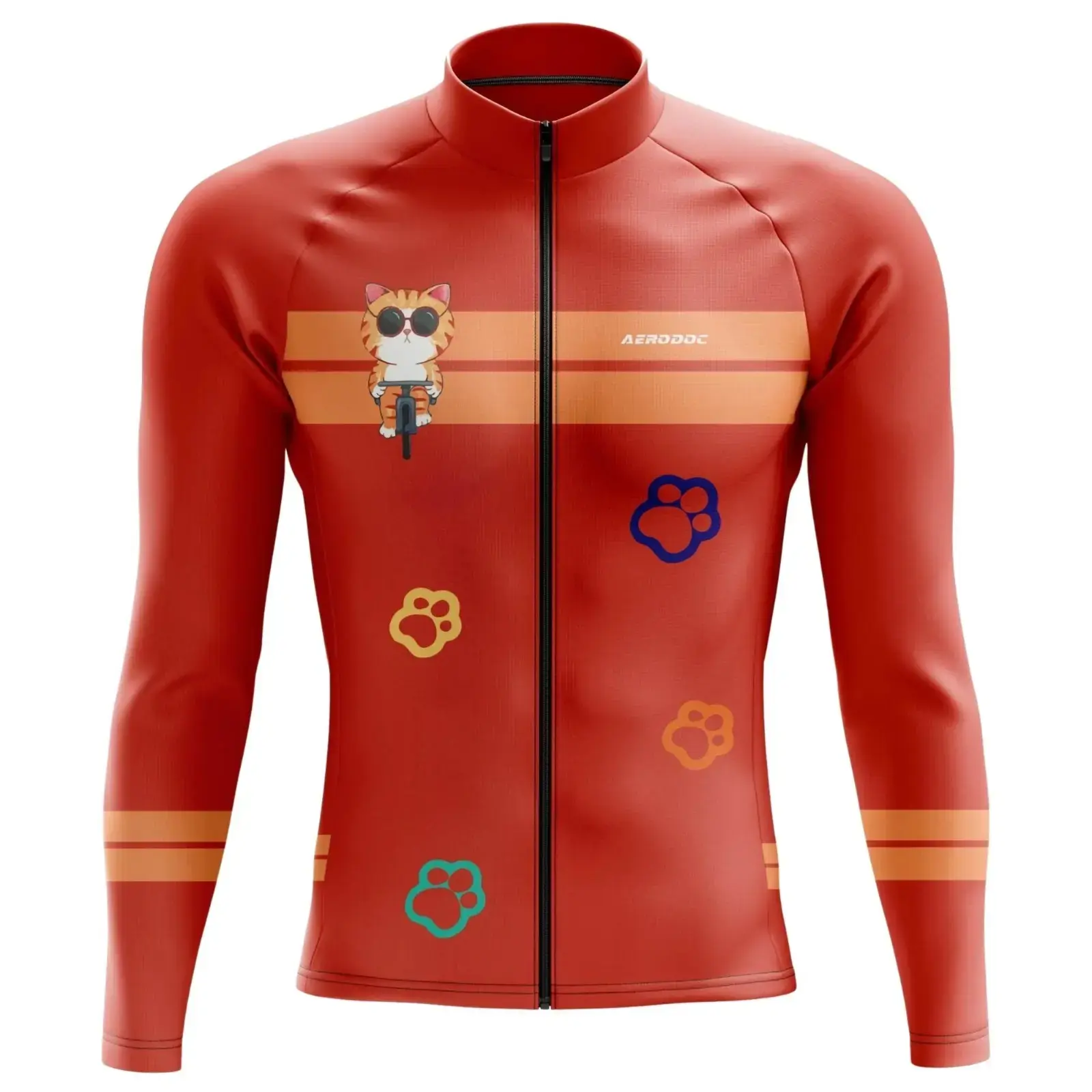 Cat Cadence Cycling Jersey (Full Sleeve Jersey)