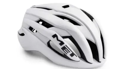 MET Trenta CE Helmet — White Matt/Glossy, Size L