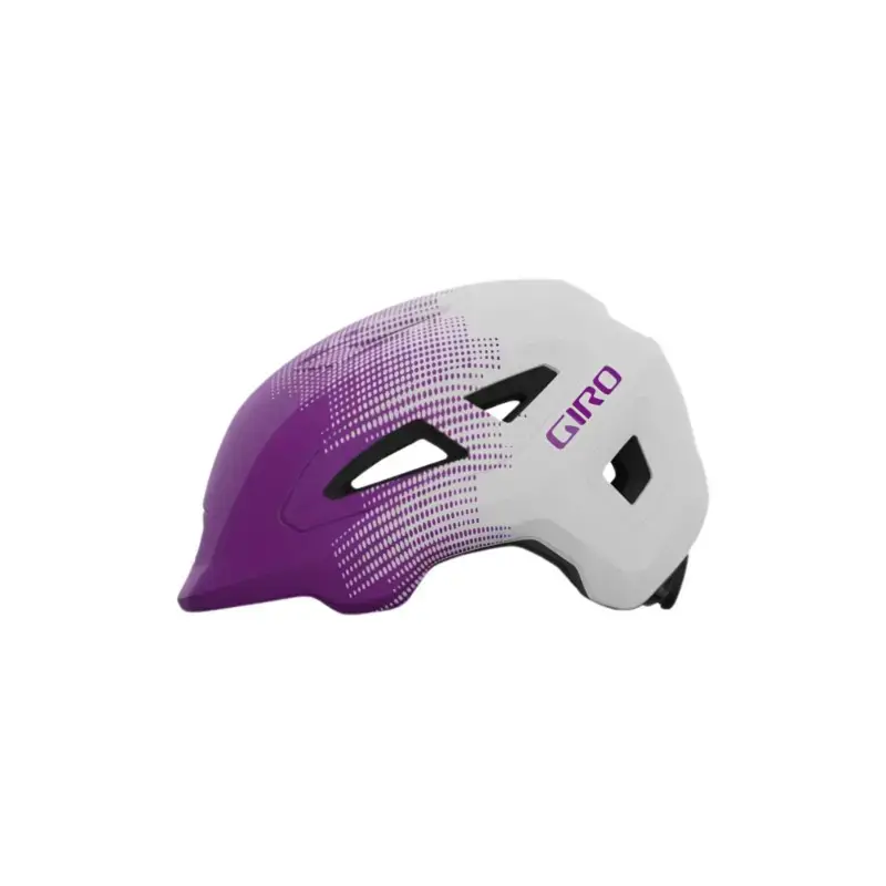 Giro Scamp Il Kids Cycling Helmet Matte Purple Towers