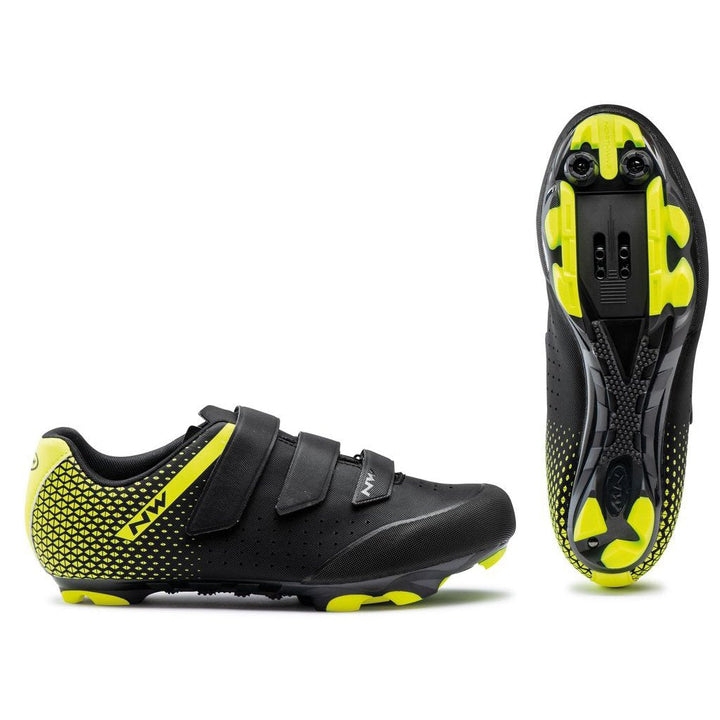 Northwave Origin 2 Shoes Black Yellow Fluo