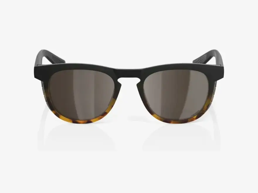 100% SLENT - Soft Tact Black / Havana Fade - HiPER Silver Mirror Lens