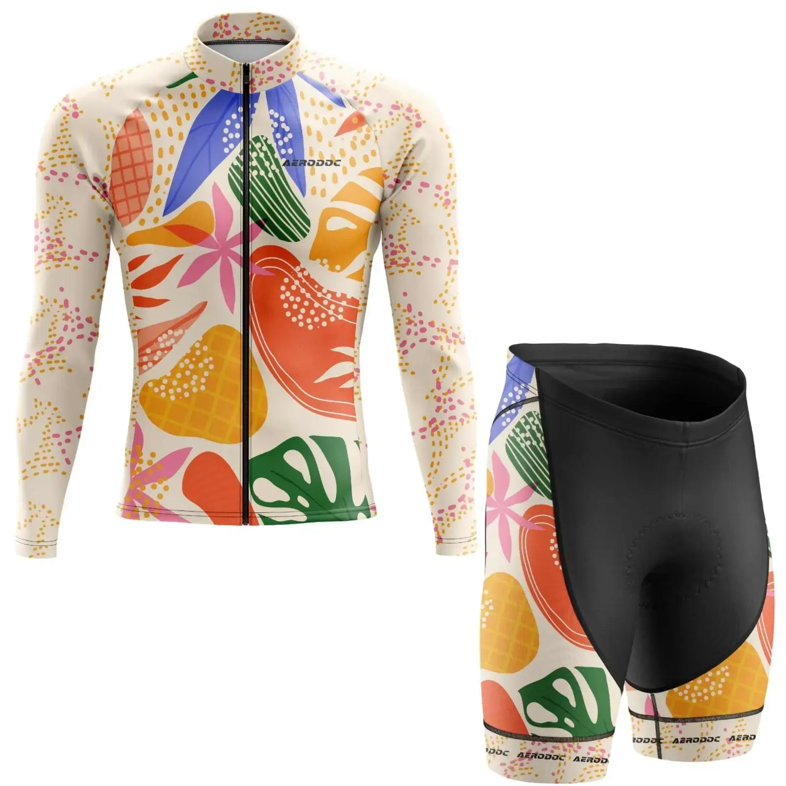 Exotic Essence Cycling Jersey (Full Sleeves + Nonbib Shorts)