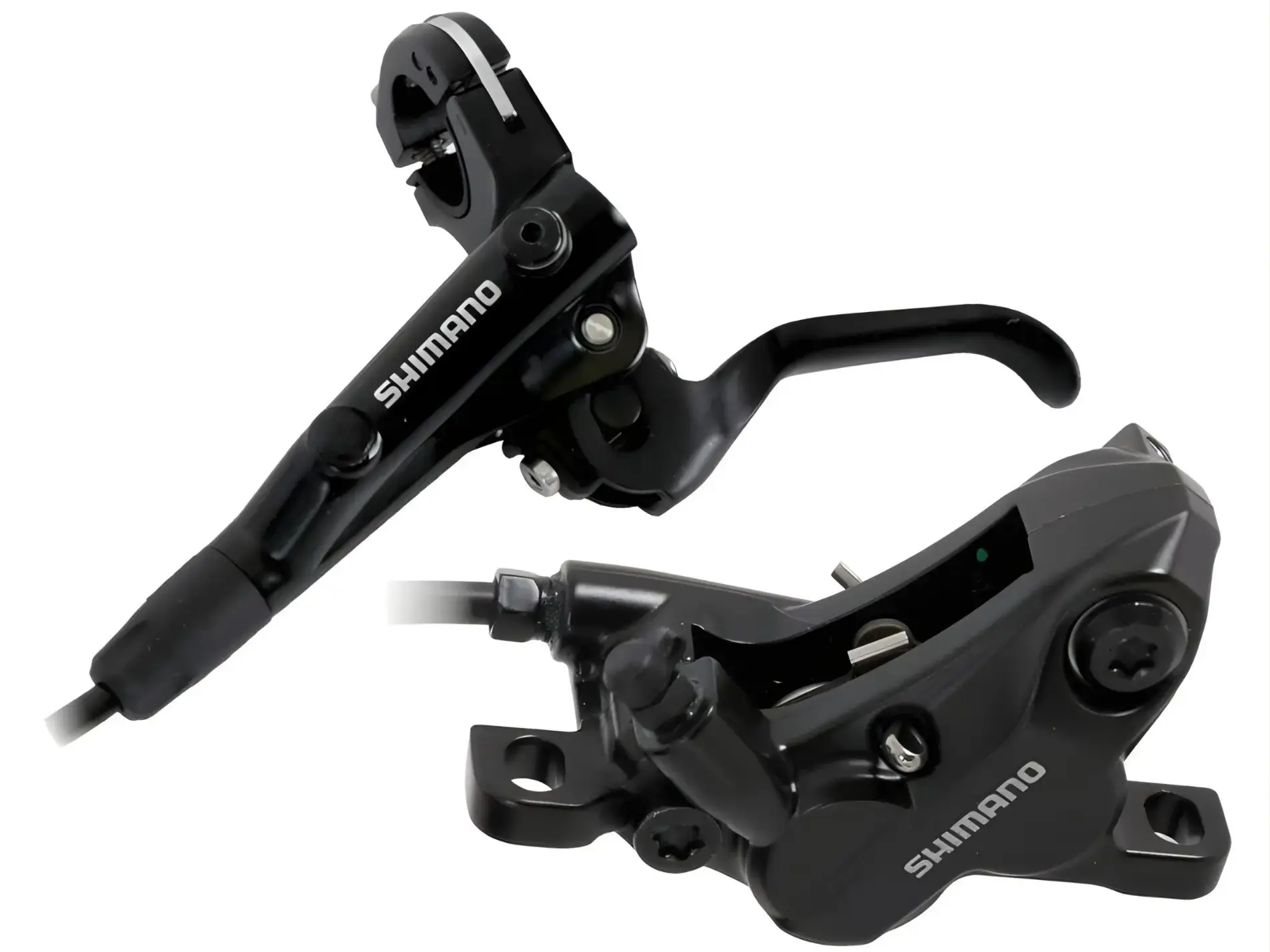 DISC BRAKE ASSEMBLED SET/J-KIT, BL-MT501R, BR-MT520R BLACK, W/O ADAPTER, METAL PAD(W/O FIN), 1700MM HOSE(SM-BH90-SS BLAC