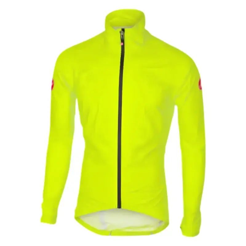 Castelli Emergency Rain Jacket Yellow Fluo