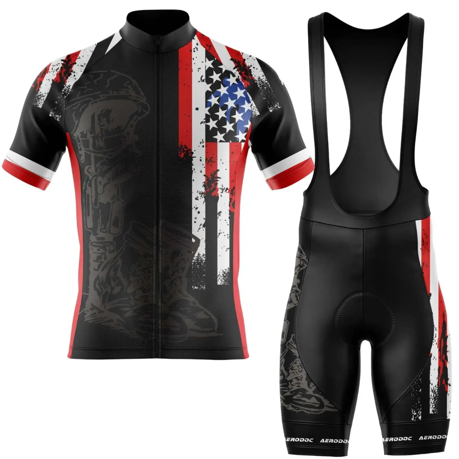 Tribute Cycling Jersey (Half Sleeve + Bib Shorts)