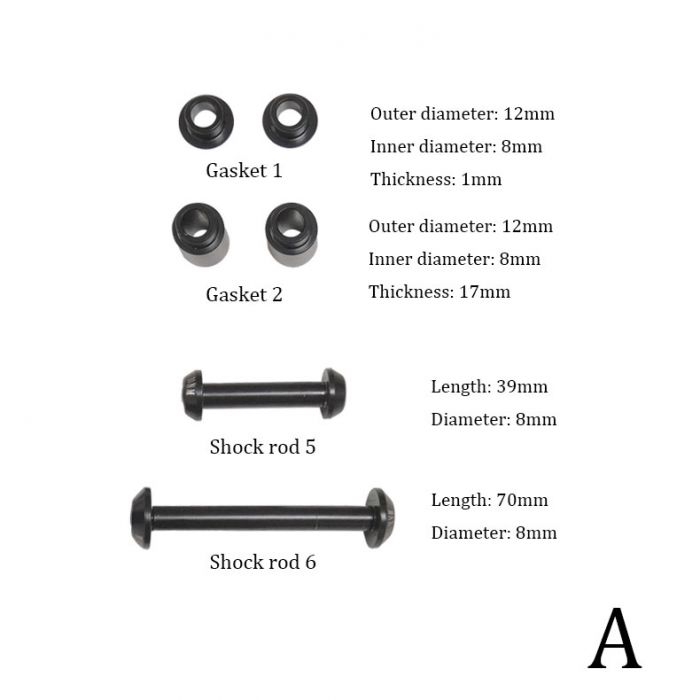Rear Shock Mounting Bushing Screw
