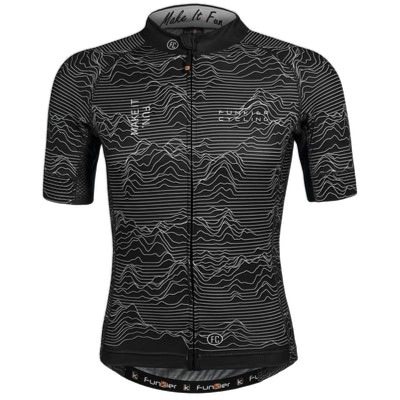 FUNKIER Men Rossini Pro Short Sleeve Jersey-Black