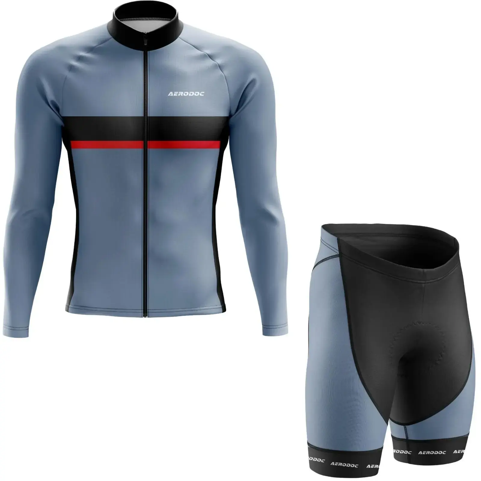 Men’s Classic Fit Cycling Jersey (Full Sleeves + Nonbib Shorts)