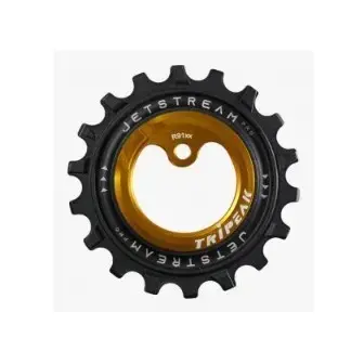 Tripeak oversize pulley kit 12/18T, ceramic bearing (Shimano Dura-Ace 91, 11-spd) - gold