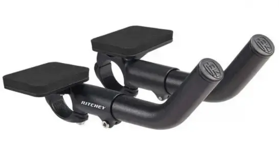 Ritchey Comp Mini Silver Clip-on Handlebar (BB Black)