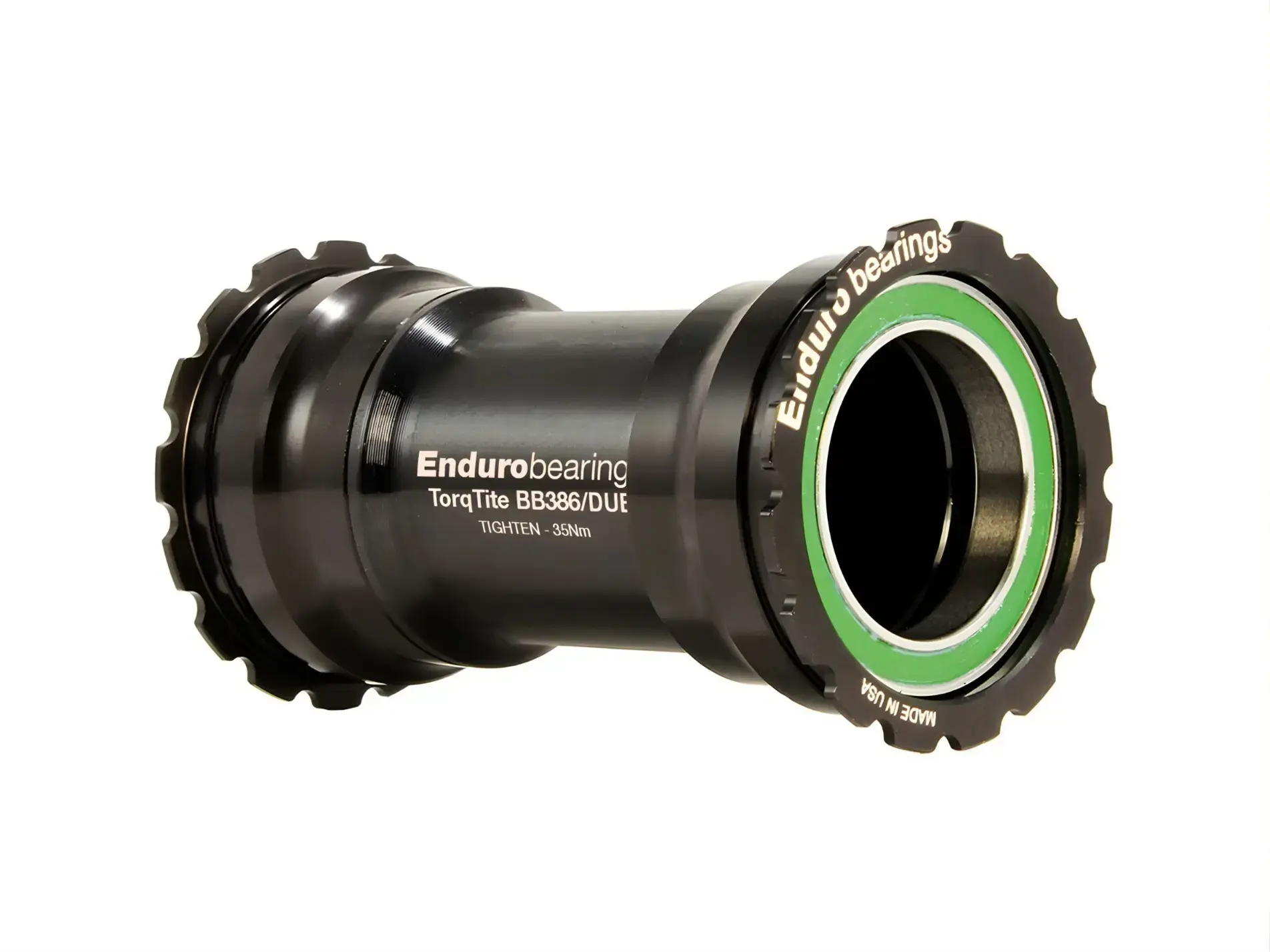 TorqTite, Ceramic-Hybrid, XD15, Angular Contact, Bearing Bottom Bracket for BB386 framesets and SRAM DUB cranksets