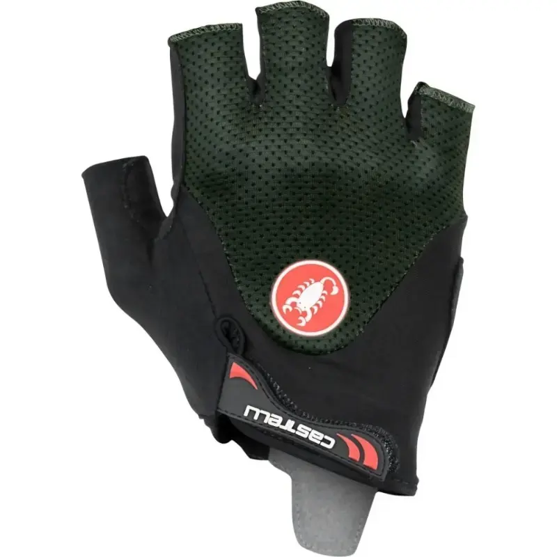 Castelli Arenberg Gel 2 Mens Cycling Gloves Military Green