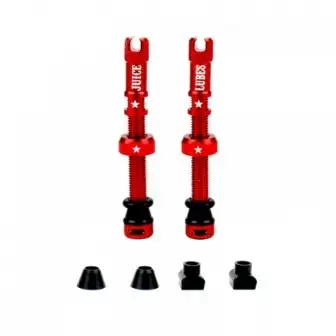 Juice Lubes Tubeless Valves-Red (65mm)