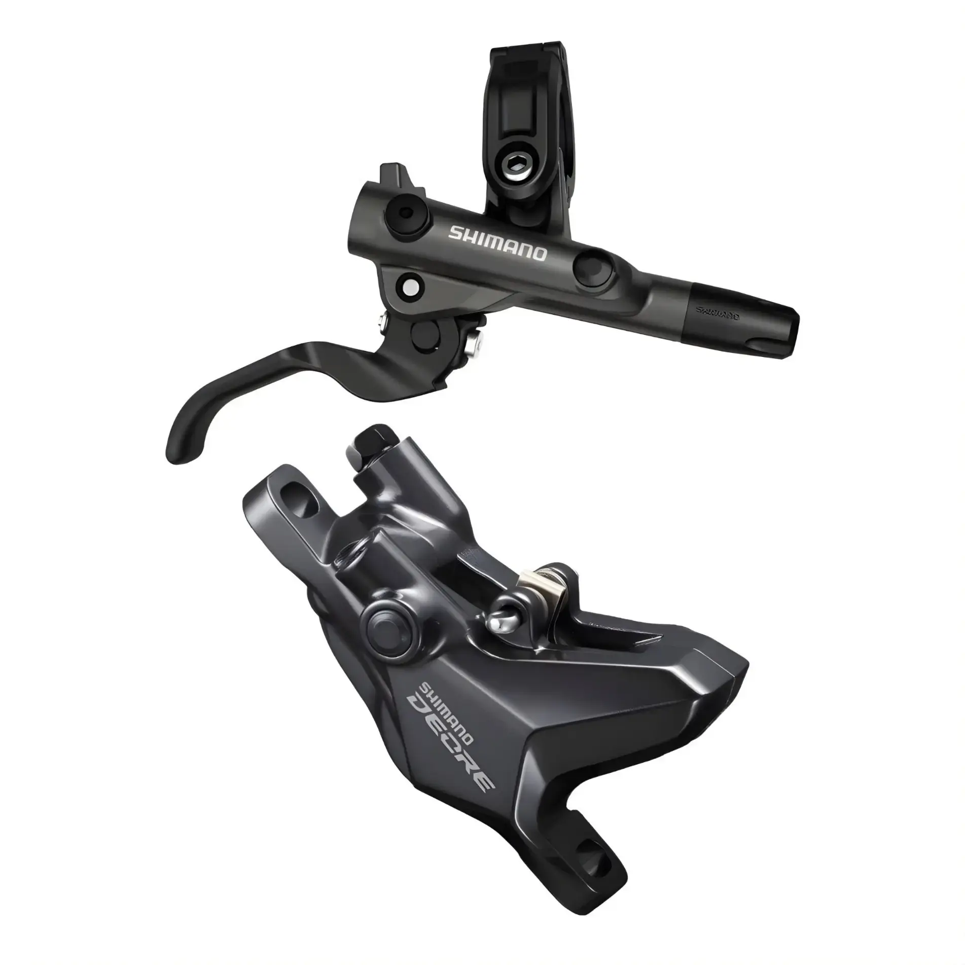 DISC BRAKE ASSEMBLED SET/J-kit, DEORE, BL-M6100(L), BR-M6120(F), W/O ADAPTER, RESIN PAD(W/O FIN), 1000MM HOSE(SM-BH90-SS
