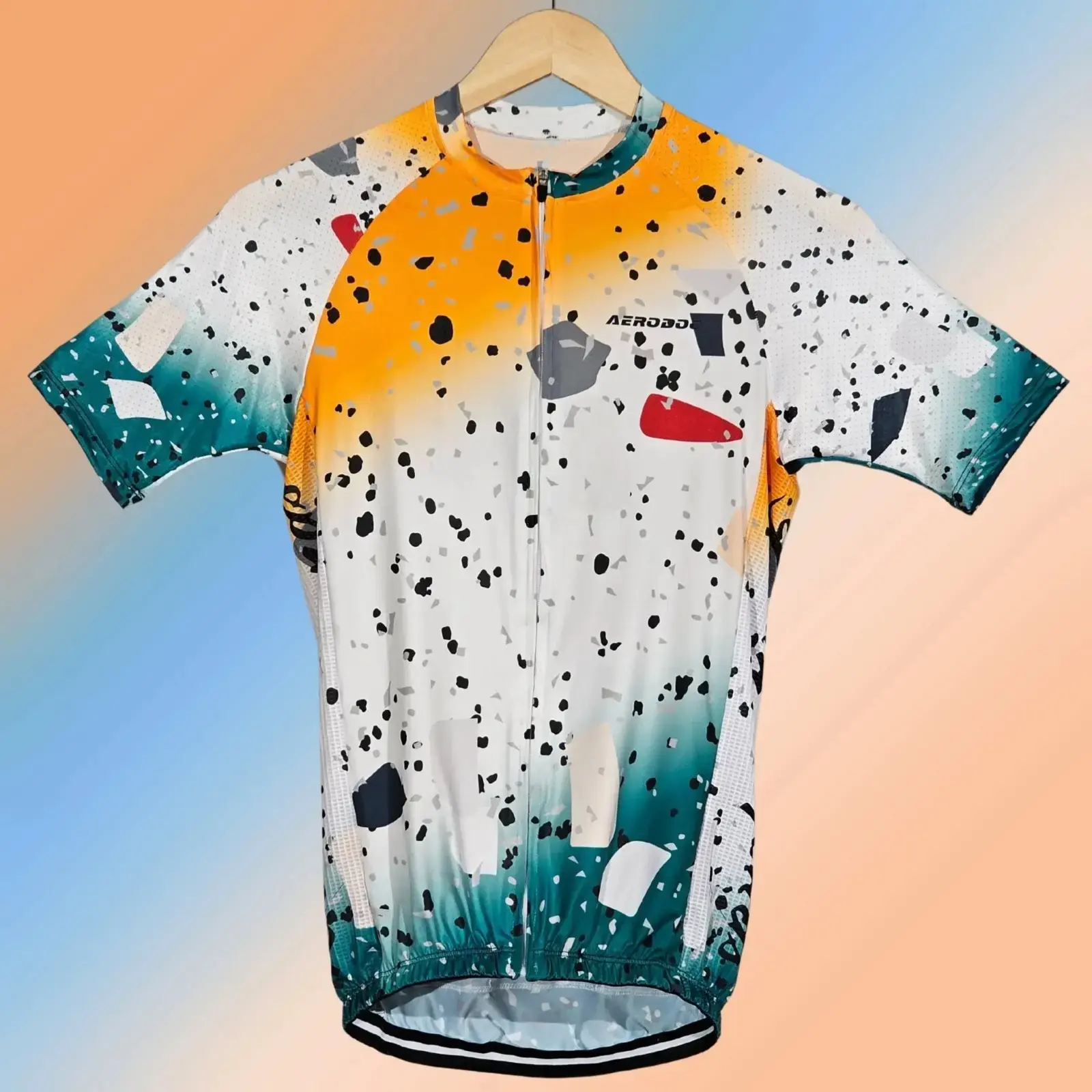 Patriotic India Cycling Jersey Aerodoc tricolour (Half Sleeves)