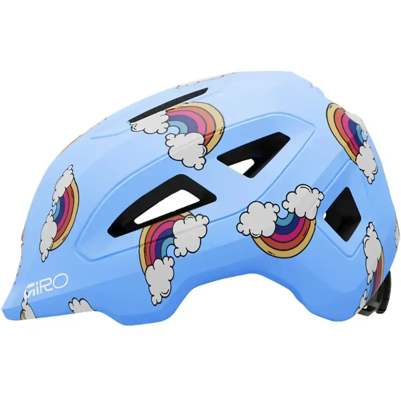 Giro Scamp Il Kids Road Cycling Helmet Matte Multi Rainbow