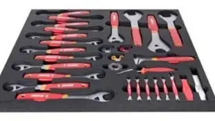 unior SET3-2600AC-US set of tools in tray 3 for 2600A and 2600C - Drivetrain tools