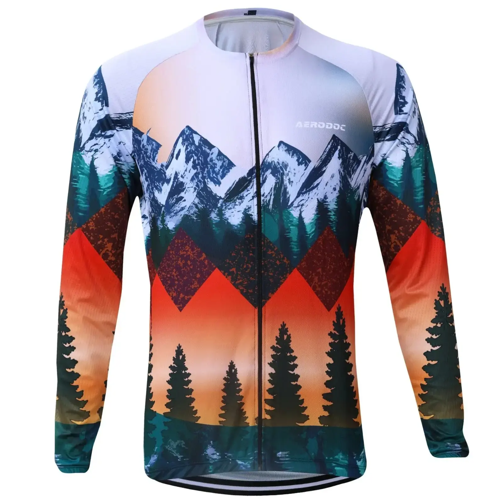 Ridge Runner Cycling Jersey – Unisex Waterproof Pocket, Breathable Fabric
