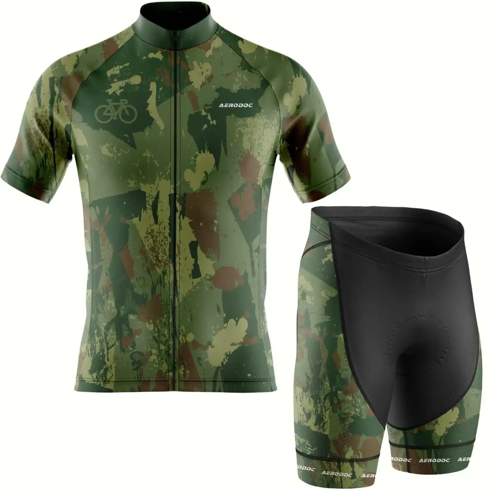 Recon Rider Military Cycling Jersey (Half Sleeve + Nonbib Shorts)