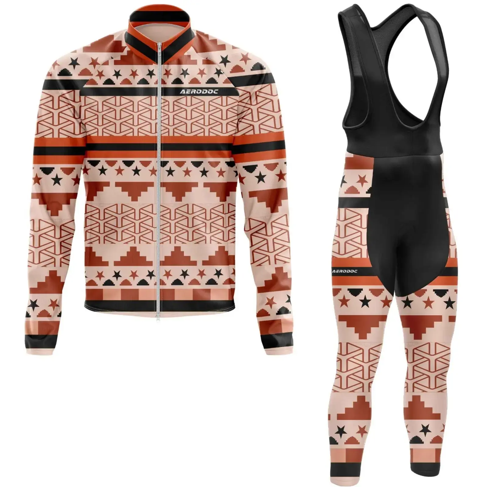 Celestial Racer Winter Cold-Weather Cycling Jersey (Jacket + Bib Pants)