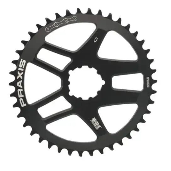 Praxis Direct Mount Wave 10/11/12 Speed Chainring (Black)