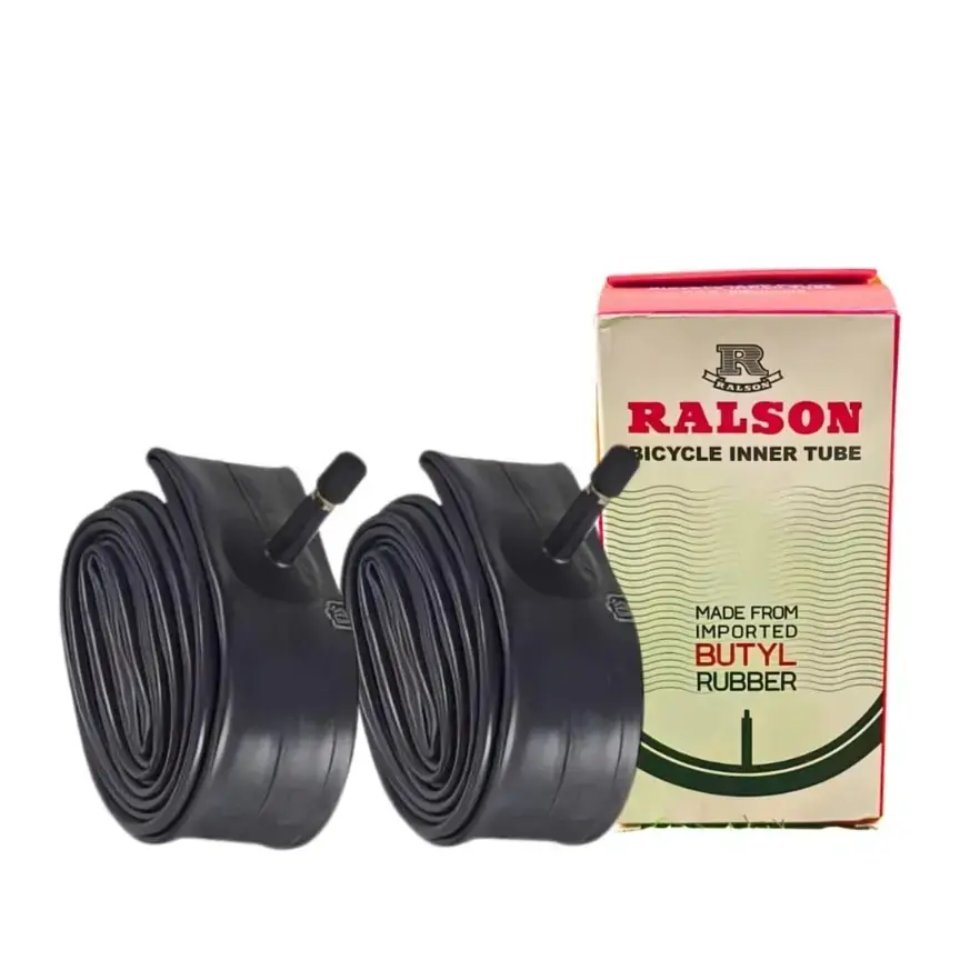 Ralson 700×28C Bicycle Tube Set | Pack of 2 Durable Inner Tubes for Road & Hybrid Cycles | Tube for Bicycle