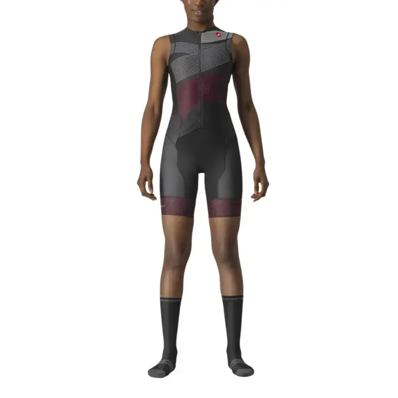 Castelli Free Sanremo Womens Triathlon Suit Multicolour Black