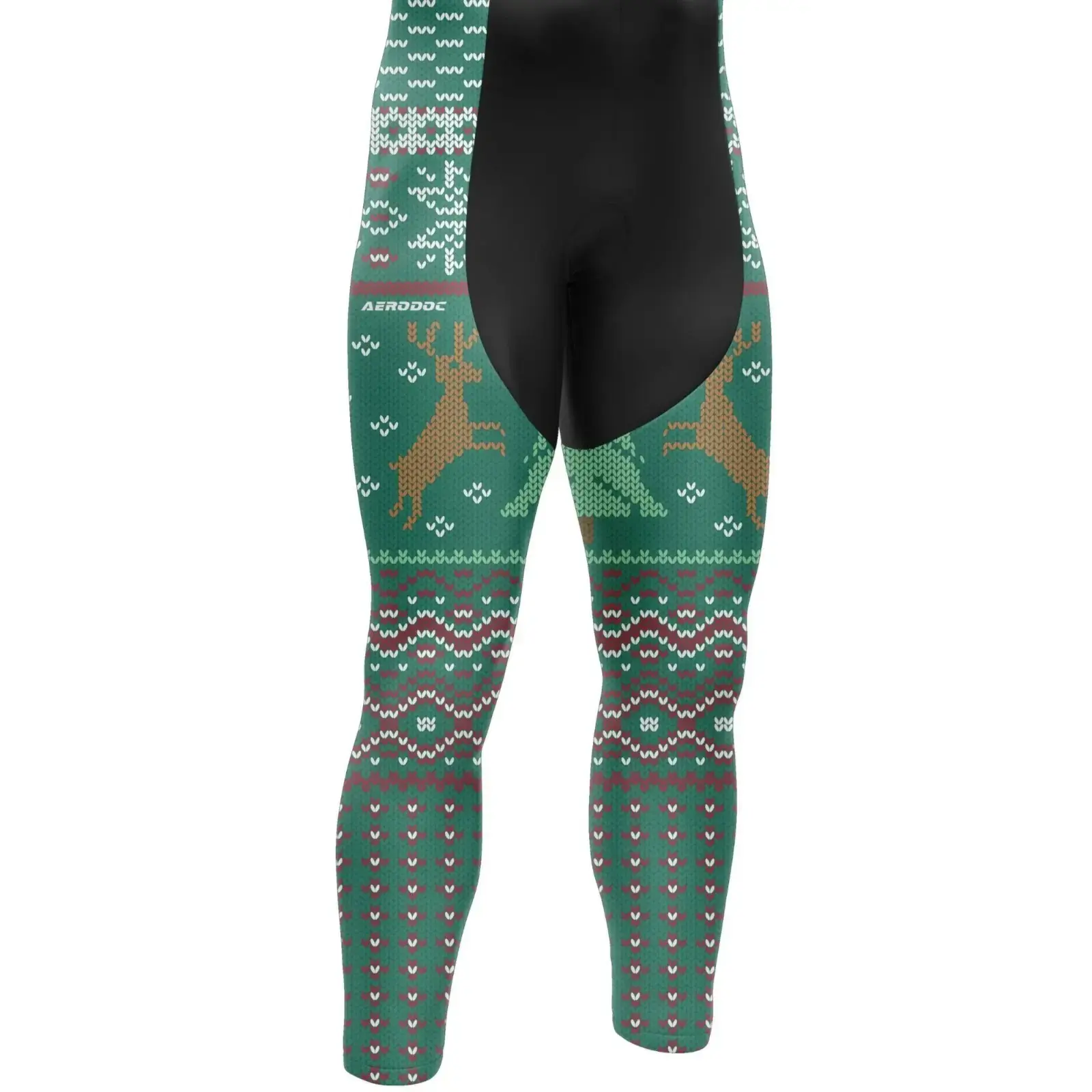 Aerodoc Frosty Pedal Cold-Weather Cycling Jersey | Premium Winter Fleece Wool Bike Wear (Non Bib Pants Only)