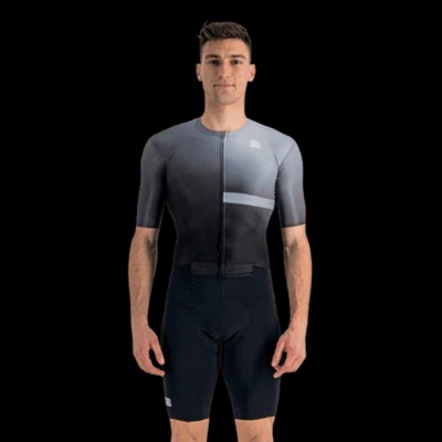Sportful Bomber Mens Race Suite (Black Ice/Grey)