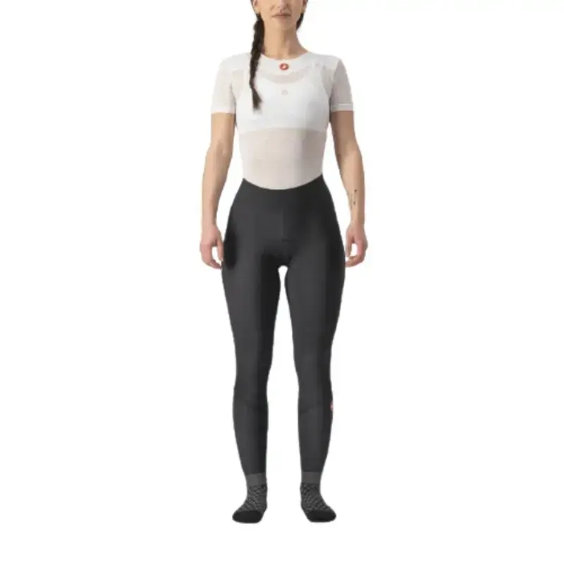 Castelli Velocissima Thermal Womens Cycling Tight Black Black Reflex