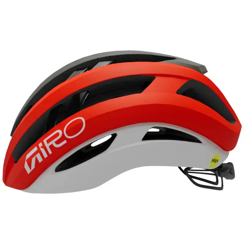 Giro Aries Spherical Mips Road Cycling Helmet Matte Flame Red