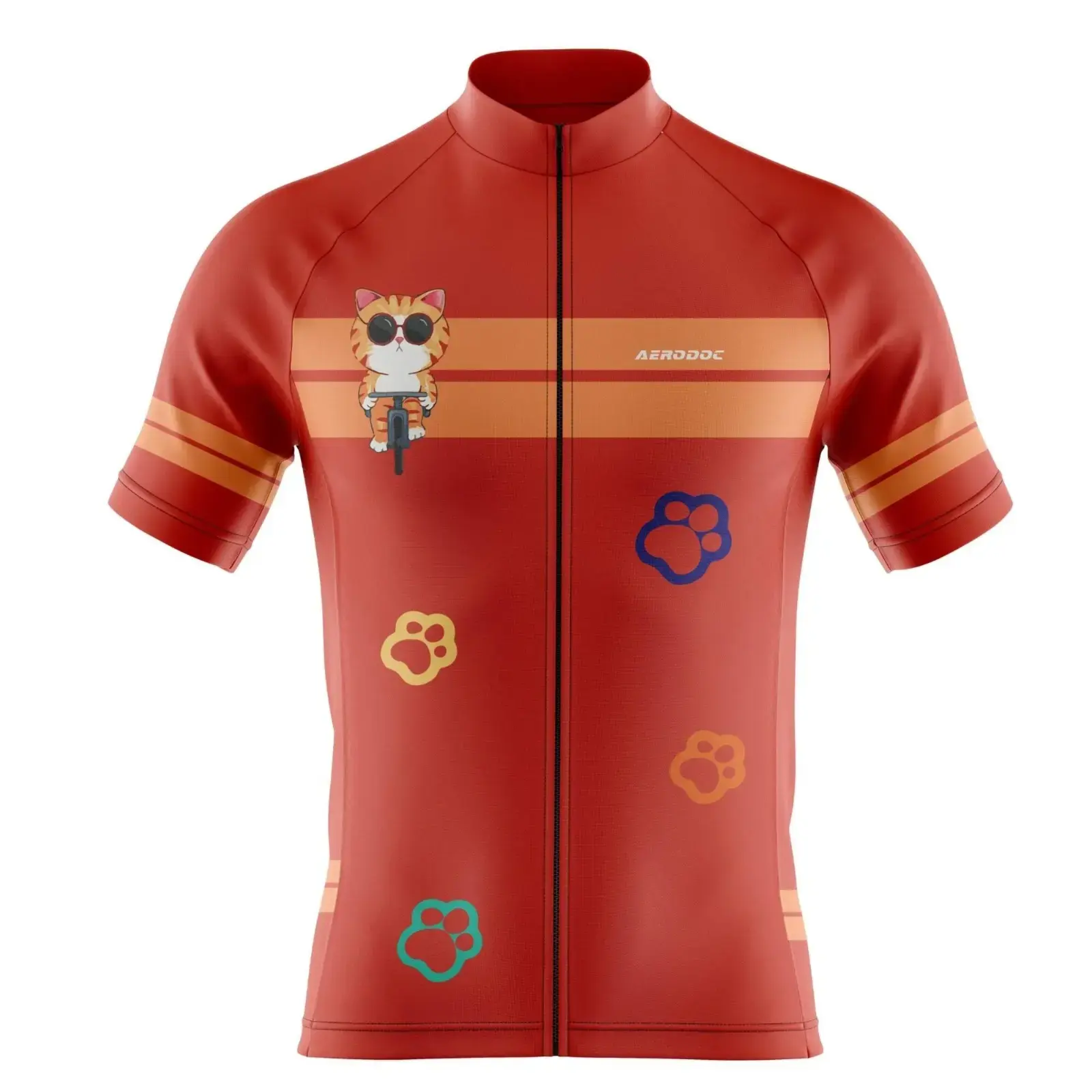 Cat Cadence Cycling Jersey (Half Sleeve Jersey)