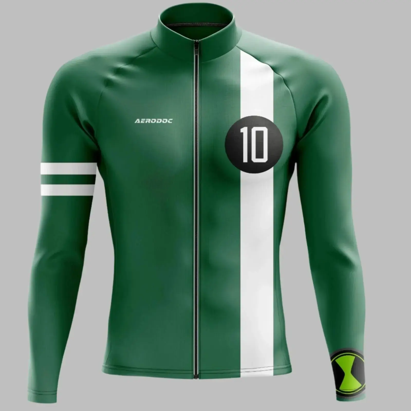 Champion Sprinter 10 Greenline Cycling Jersey (Full Sleeve Jersey)