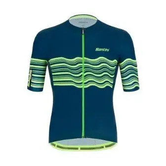 Santini Tono Profilo Jersey-Fluo Green