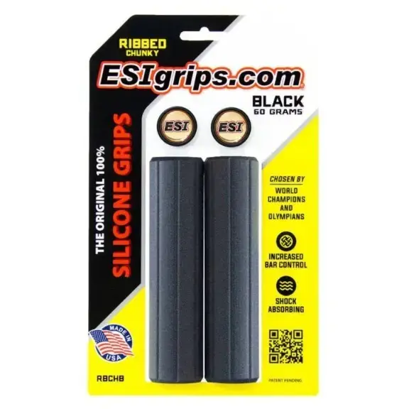 ESI Grips - Ribbed Chunky, Black