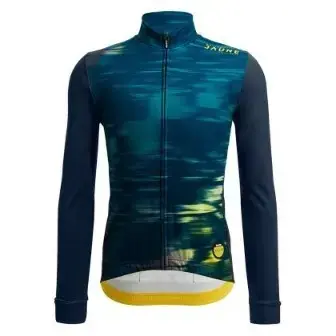 Santini Le Maillot Jaune Long Sleeve Jersey-Print