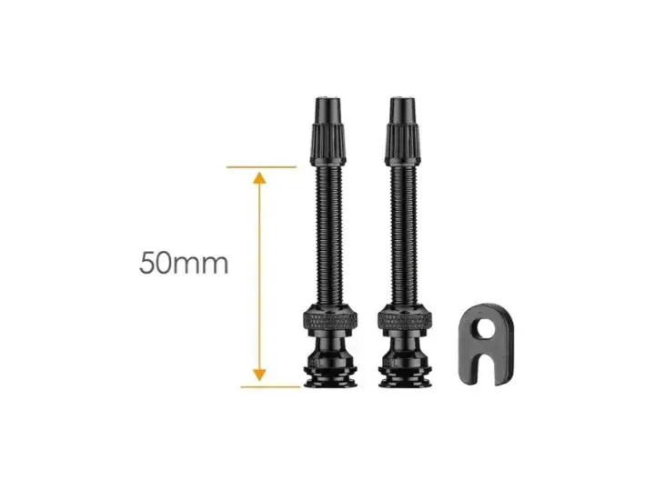 Light-Weight Tubeless Valve Stem,50mm Bk