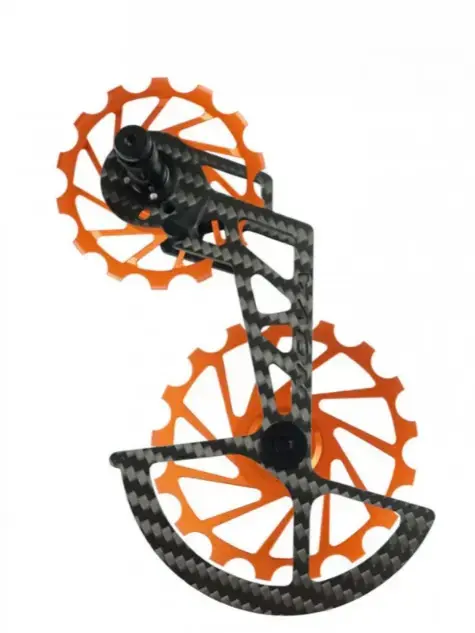 Carbon ceramic derailleur Shimano Ultegra/Dura-Ace 11 speed dérailleur carbone céramique Shimano R80XX-91XX orange