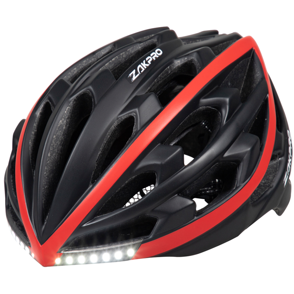 Zakpro Smart turn signal biking helmets with integrated Technology Urban series Black