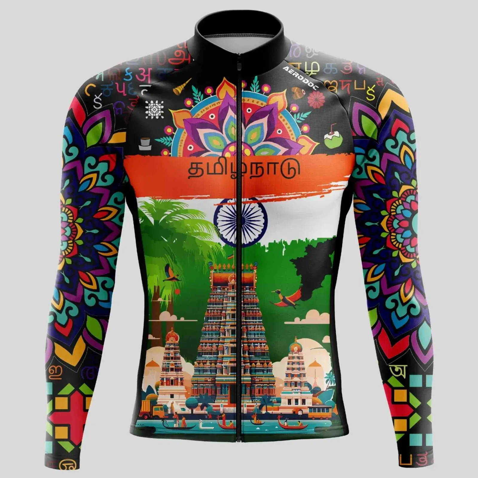 Tamil Nadu Cycling Jersey and Bib Shorts (Full Sleeves Jersey Only)