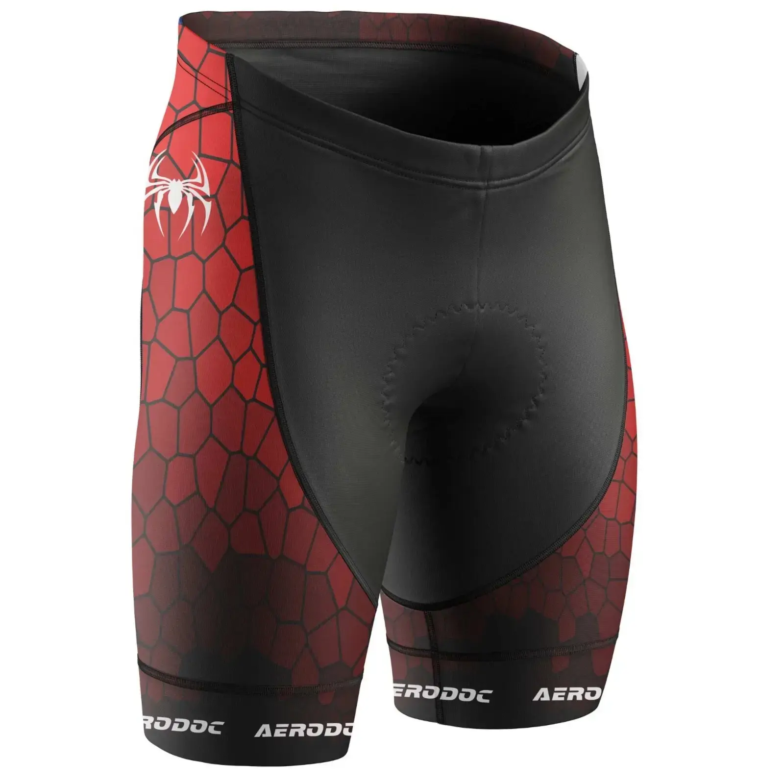 Spiderweb Red Unisex Cycling Jersey and Shorts (Nonbib Shorts Only)