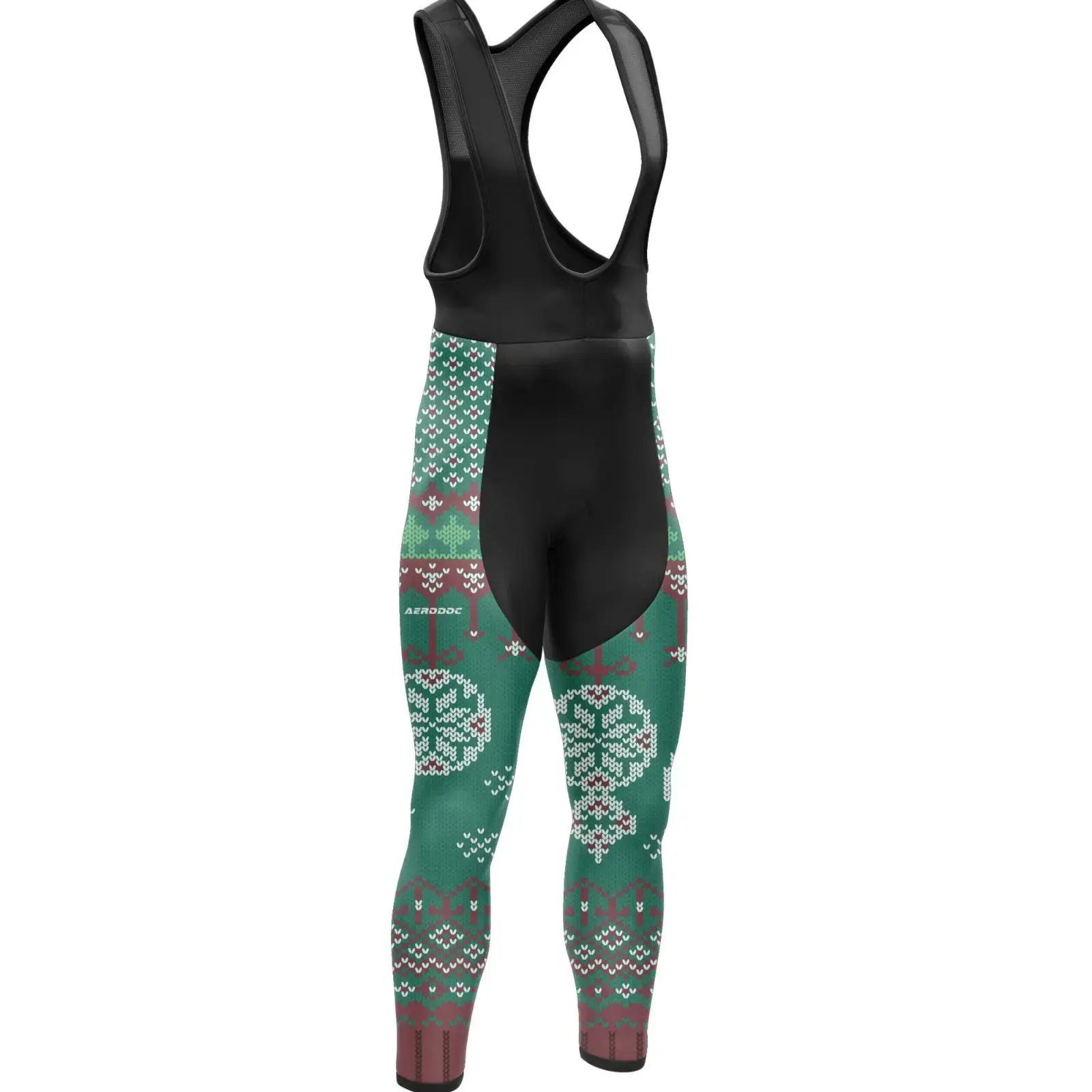 Aerodoc SnowRider Cold-Weather Cycling Jersey | Premium Winter Fleece Wool Bike Wear (Bib Pants Only)