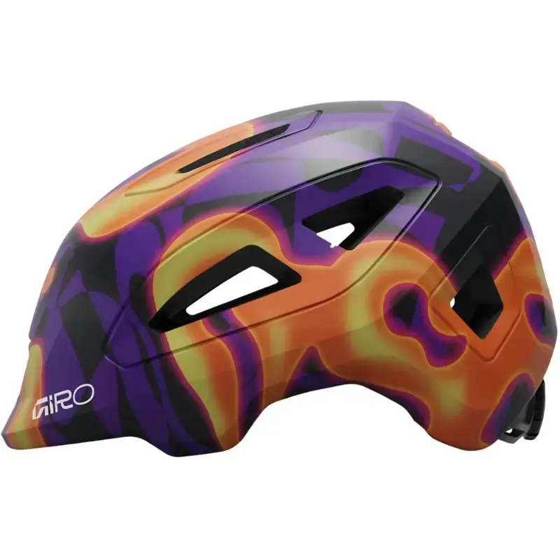 Giro Scamp ll Kids Road Cycling Helmet Purple Lava