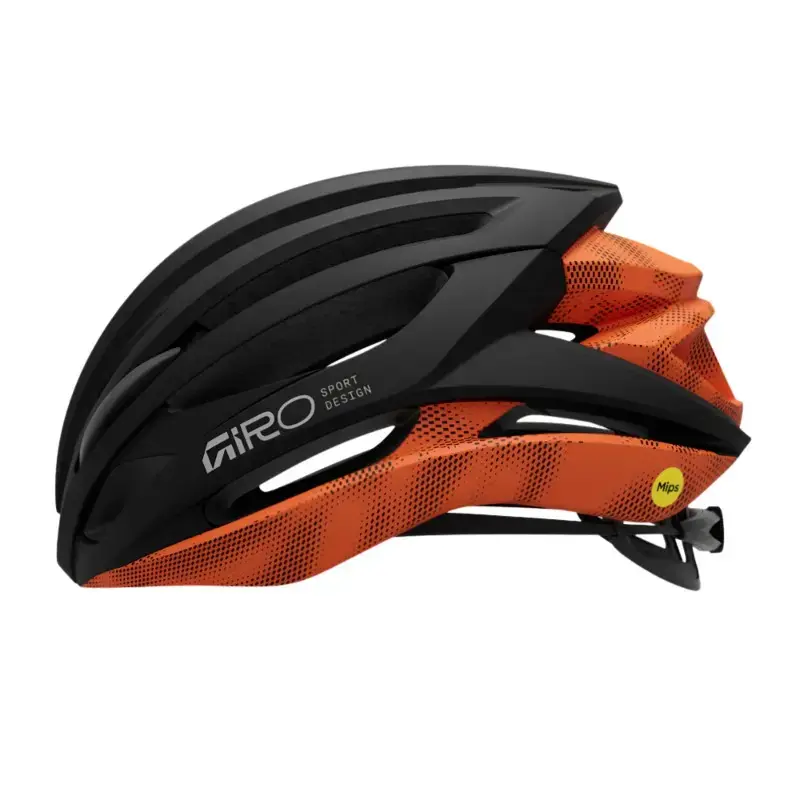 Giro Syntax Mips Road Cycling Helmet Matte Motion Orange