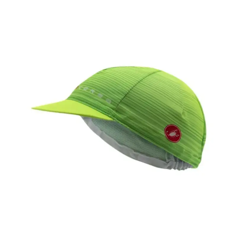 Castelli Rosso Corsa Unisex Cycling Cap Electric Lime