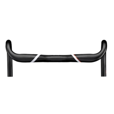 Controltech CLS FL4 Round Riser Drop Handlebar (Black), 40CM