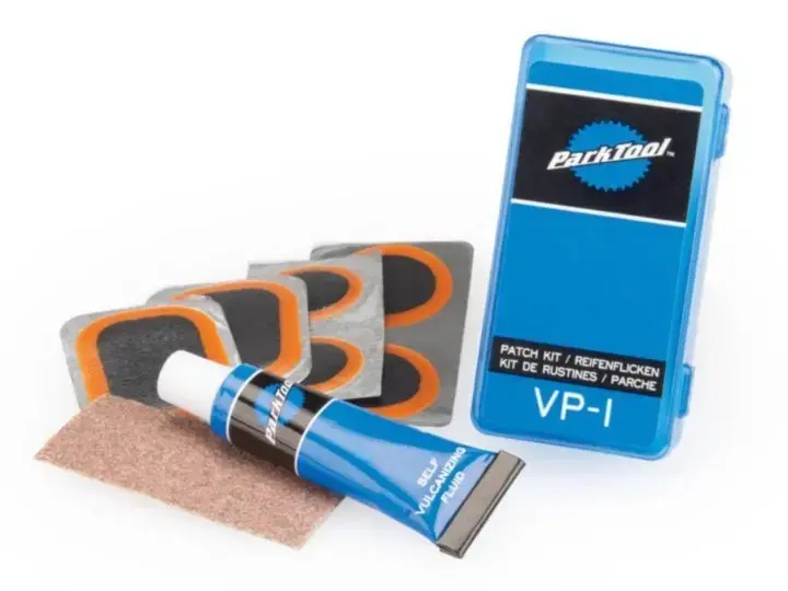 Parktool Vulcanizing Patch Kit | w/ Patches, Glue and Sandpaper VP-1C