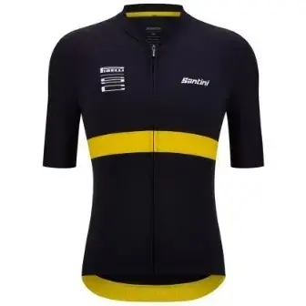 Santini Pirelli Sport Club Jersey-Black