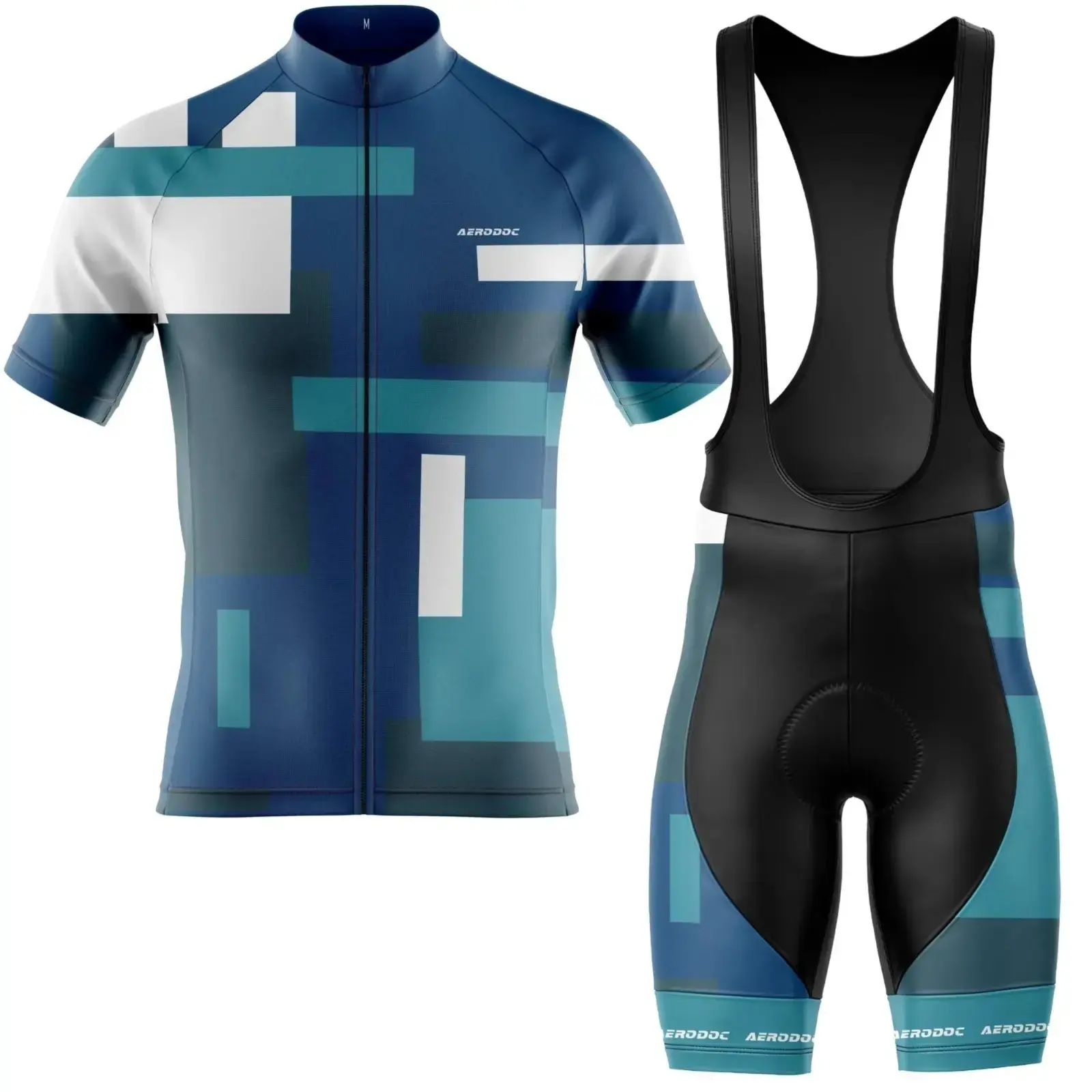 GeoPulse Cycling Jersey – Performance Gear for Road Bike & MTB (Half Sleeve + Bib Shorts)